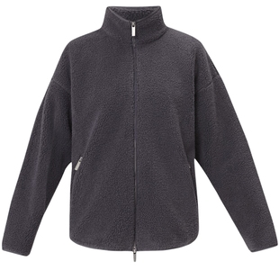 Sweaty Betty Plush柔软休闲宽松拉链摇粒绒烟囱领外套女SB10409