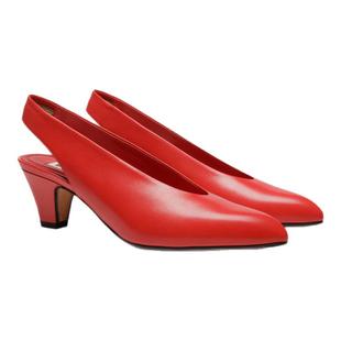 【尊享折扣】BALLY巴利ALVA红色羊皮革女士浅口鞋6310877