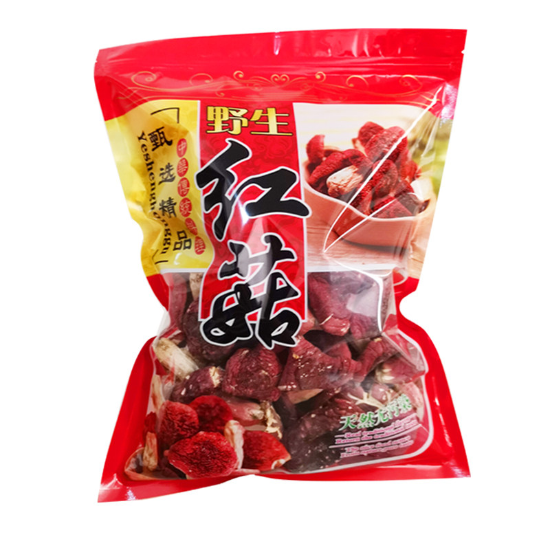 伏牛山正宗红菇野生新货500g