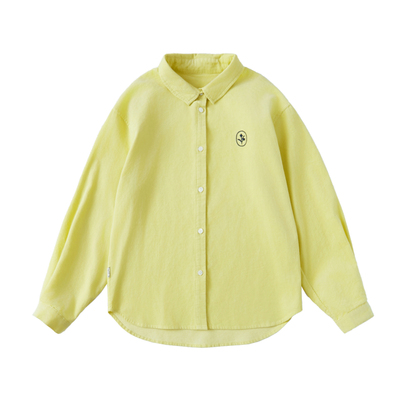 棵初童装纯棉灯芯绒衬衫