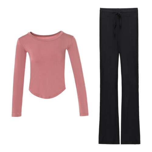 舞蹈练功服女套装成人新款现代舞跳舞服修身形体训练服古典舞服装