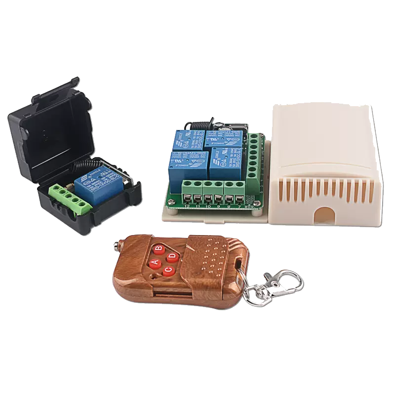 12V24V220V无线遥控开关模块接收器远程门禁电动门控制器315M433M
