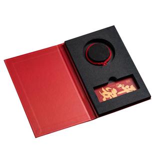 大善堂平安喜乐礼盒朱砂手串本命年红手绳脚绳专用首饰品包装盒子