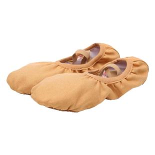 三莎正品形体鞋女童专业软底猫爪芭蕾瑜伽足尖练功红粉黑色舞蹈鞋