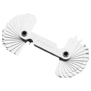 r规样板半径规螺纹规角规牙规圆弧圆角规牙距尺r角高精度测量工具