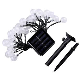 户外防水太阳能气泡灯串庭院星星灯彩灯露营摆摊帐篷夜市装饰灯