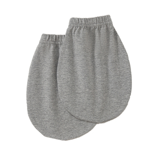 纯棉防抓睡眠手套老人晚上睡觉带的薄款护手防挠防抓脸棉无指连指