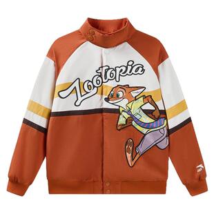 疯狂动物城IP联名安踏儿童男童摇粒绒运动上衣2026新款保暖厚外套