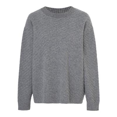 觉织新年红色羊毛羊绒毛衣