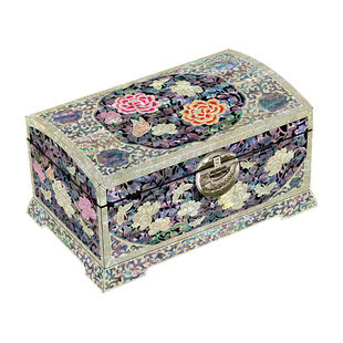 锦贝传说螺钿漆器首饰盒结婚送礼送新人高档漆器收纳盒订婚三金盒