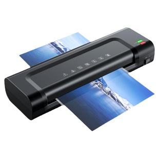 得力14375照片塑封机小型a4过塑机家用办公相片封塑机压膜过胶机