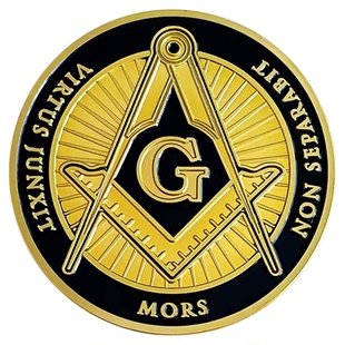 共济会纪念章创意礼物硬币父亲的礼品成人礼品欧式金币指尖玩具