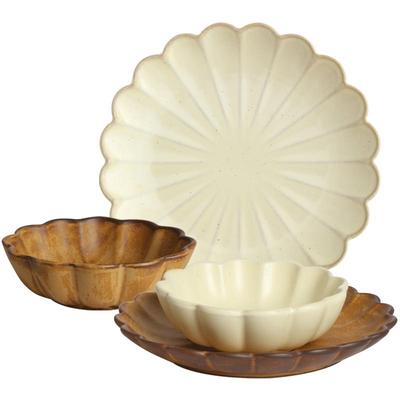 陶瓷餐盘陶瓷复古釉下彩