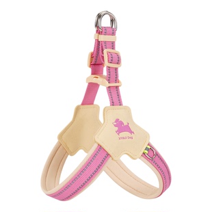 新款狗狗牵引绳y型胸背带背心式宠物遛狗绳中小型犬比熊柯基脖圈