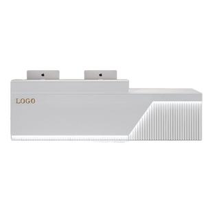 前台接待台发光转角柜台吧台公司大前台理发店收银台培训机构前台