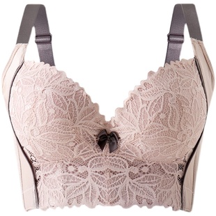 专柜正品上薄下厚模杯精油水袋走珠按摩文胸丰胸超强收副乳内衣女