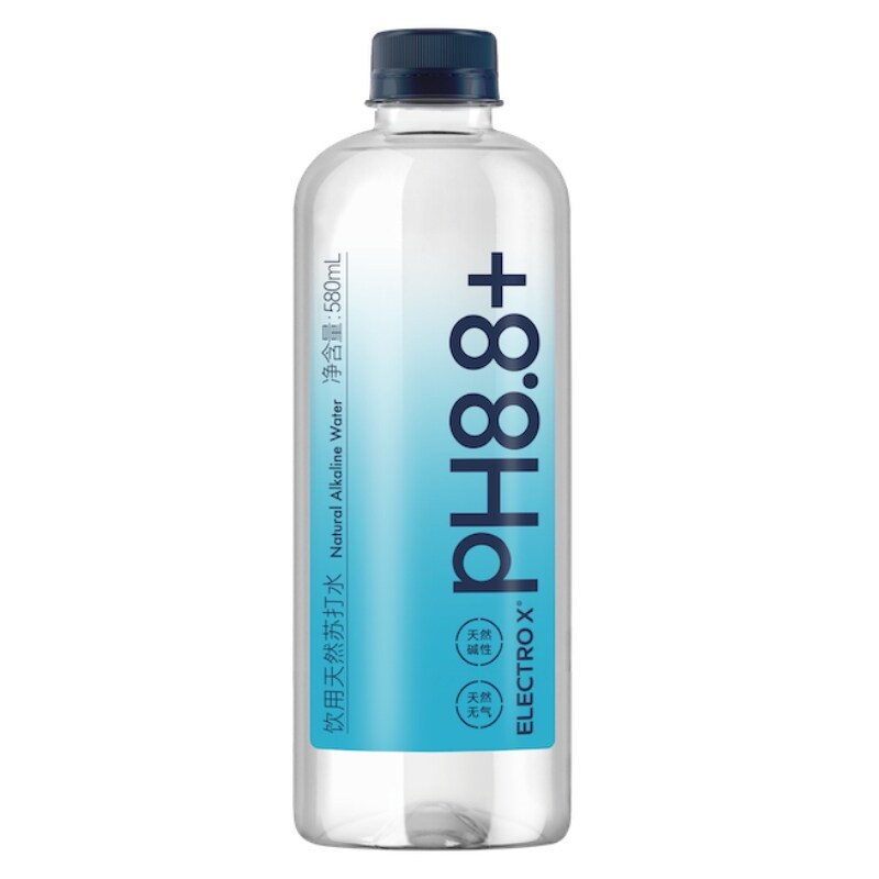 【达人推荐】ELECTROX粒刻饮用天然苏打水580ml*20瓶整箱运动补水