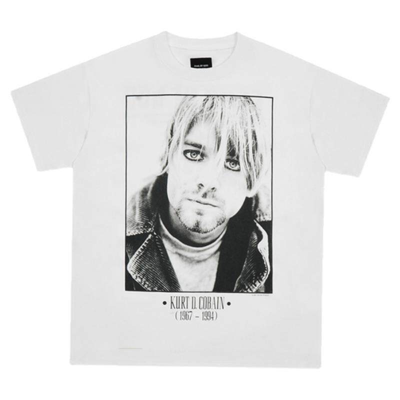 FEAR OF GOD FOG元年限定涅槃天使柯本摇滚乐队短袖高街宽松T恤潮