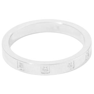 三福休闲弧面维度戒指单只 时尚小众设计感首饰配饰指环852301