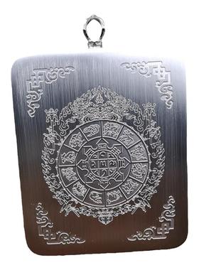 钛钢嘎乌盒唐卡外壳吊坠不掉色