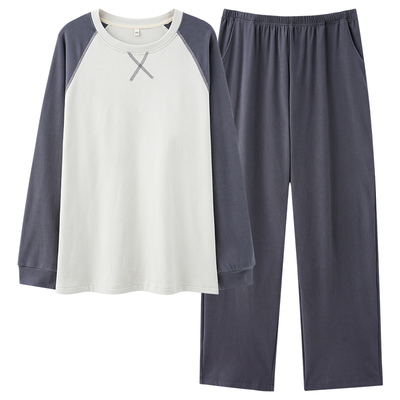 双面德绒男士睡衣大码秋冬季2025新款加厚款磨薄绒家居服可外穿秋