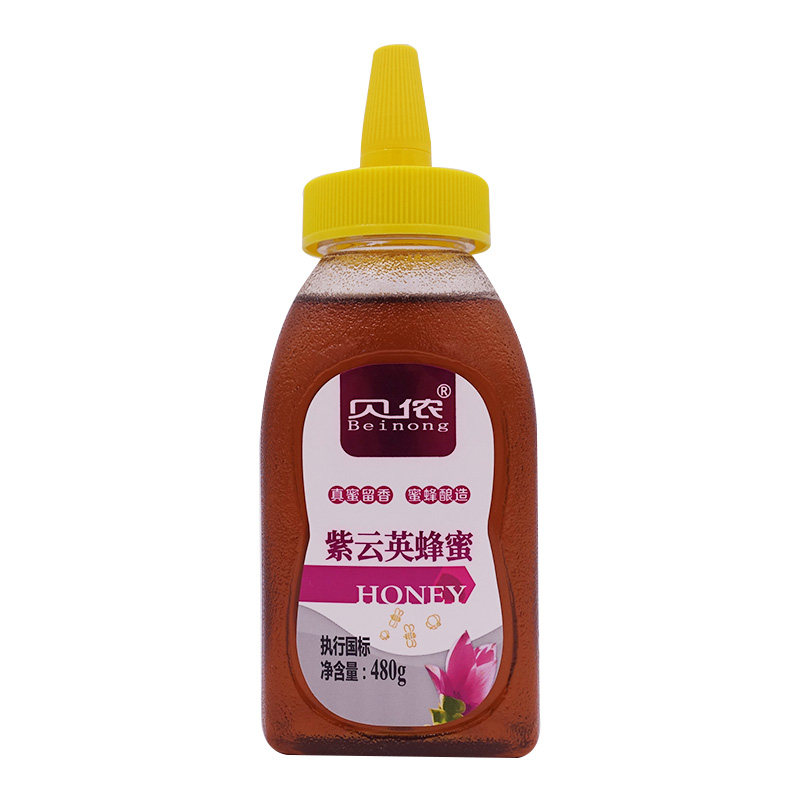 贝侬紫云英蜂蜜480g挤挤装蜂蜜