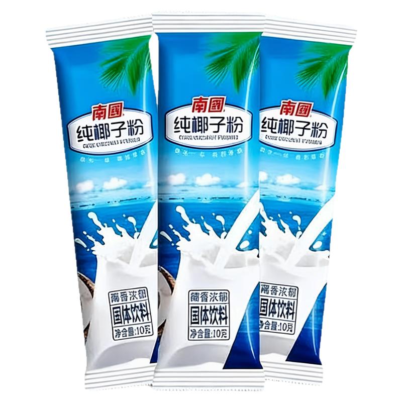 海南特产南国食品纯椰子粉正宗糯叽叽速溶袋装椰奶无糖精无添加糖