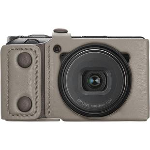 蠢小鱼数码配件适用于理光GR2卡片相机保护套头层牛皮收纳包植鞣小羊皮保护壳底座全包GRII内胆皮套手工制作