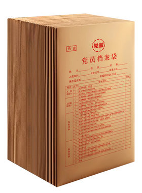 三益210g牛皮纸党员团员档案袋