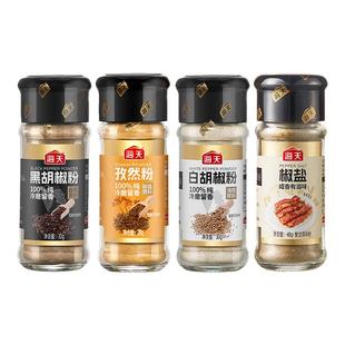 [下拉详情享淘金币补贴]海天纯胡椒粉孜然粉香辛料撒料烧烤调料