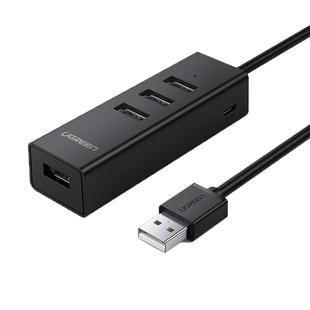 绿联USB扩展器3.0集分线器转换接头多口typec笔记本电脑2.0拓展坞插头ubs外接U盘一拖四usp接口长转接延长hub