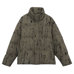 清仓男士羽绒服90白鸭绒冬季加厚面包服短款立领保暖外套高充绒量