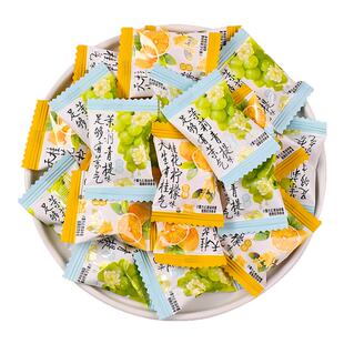 爆款茉莉爆浆青提薄荷软糖桂花柠檬润喉清新喜糖零食招待糖果零食