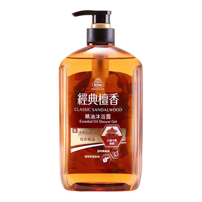 美吾发檀香精油沐浴露深层洁净