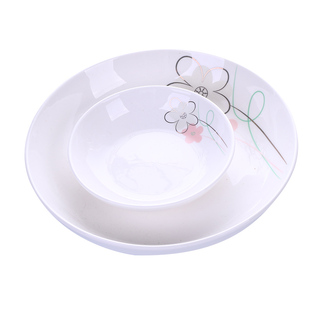 特价家用自由搭配陶瓷餐具 饭碗汤碗品锅面碗圆盘菜盘组合 可微波