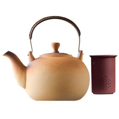 2升明火烧水壶带内滤大容量陶壶