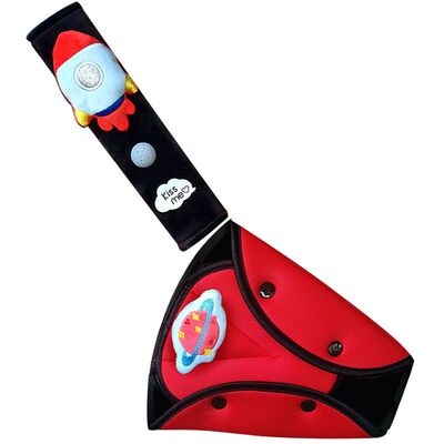 儿童汽车安全带防勒脖固定器护肩套装车用宝宝护肚神器限位器调节