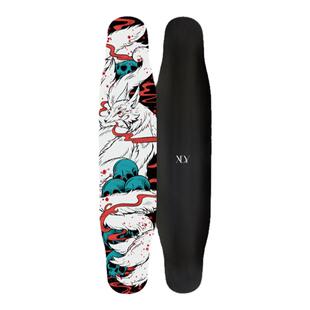 XDY山海经九尾狐长板专业板女生成人儿童刷街舞板平花板四轮滑板