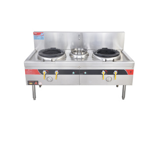 猛火灶商用带风机节能不锈钢灶台煤气天然气单双爆炒炉饭店专用炉
