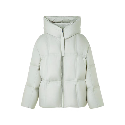 2025冬季新款白鹅绒小个子连帽短款保暖防风加厚羽绒服百搭外套女