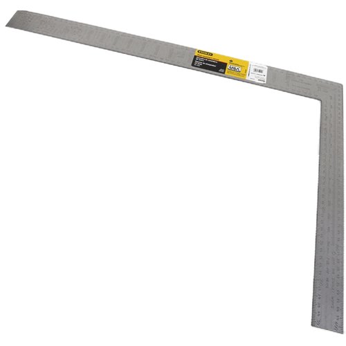 史丹利不锈钢直角尺木工L型拐角尺高精度耐磨90度曲尺加厚角尺子