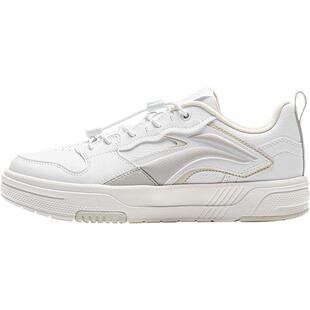 商场同款|李宁循迹儿童板鞋白色小白鞋轻便软底男童鞋女童运动鞋