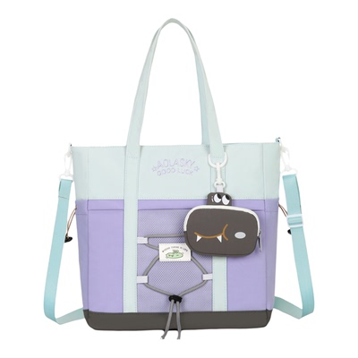 小钰米帆布通勤大容量单肩托特包