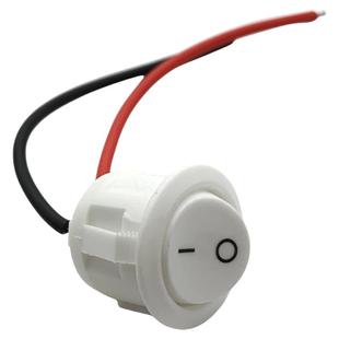 圆形20MM带线KCD1-105船型翘板电源台灯电锅开关按钮键12 24 220V
