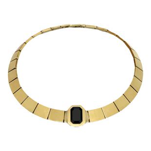 官方ALP JEWELRY征服复古项链肌理黑色水晶chocker高级感轻奢小众