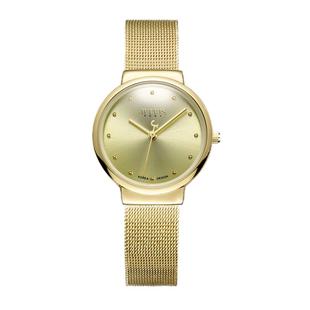 正品聚利时小金表时尚超薄手链式女表韩版钢带银白黑色女士手表女