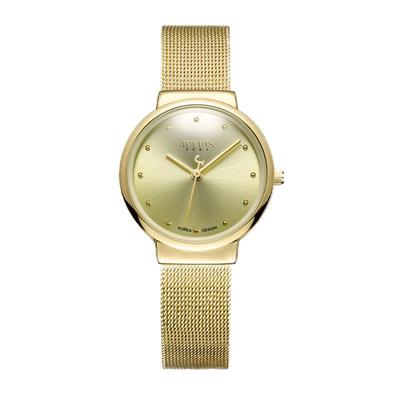 聚利时女小金表超薄韩版女士手表