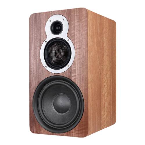 天逸 童迪C8发烧级三分频HiFi书架音箱家用8吋碳纤维木质无源音箱