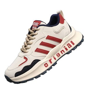 工厂直发2025春秋季新款脚蹬男鞋厚底鞋子增高防臭运动老爹男潮鞋