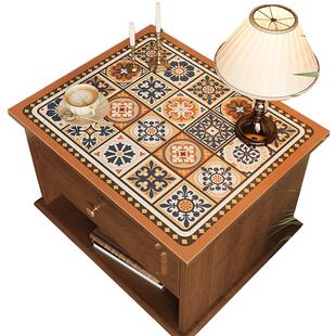 美拉德床头柜垫子防水防油硅胶桌垫轻奢高级感防烫防水盖布可裁剪